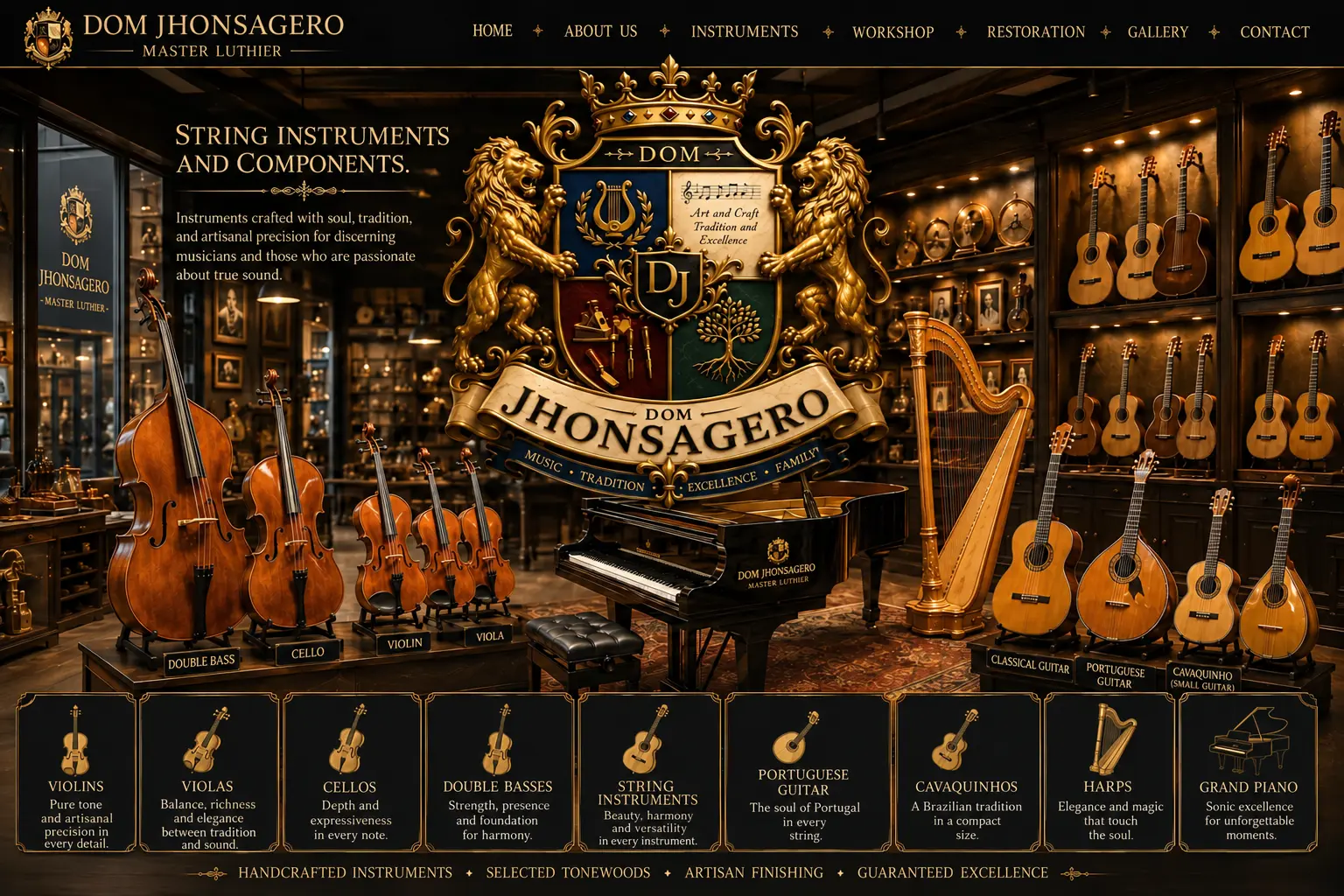 Accessories and components for JHONSAGERO lutherie